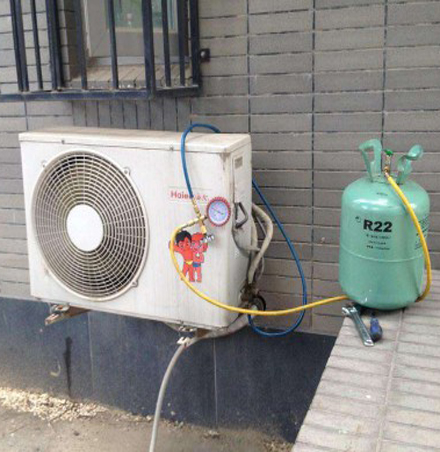 湾里空调加氟